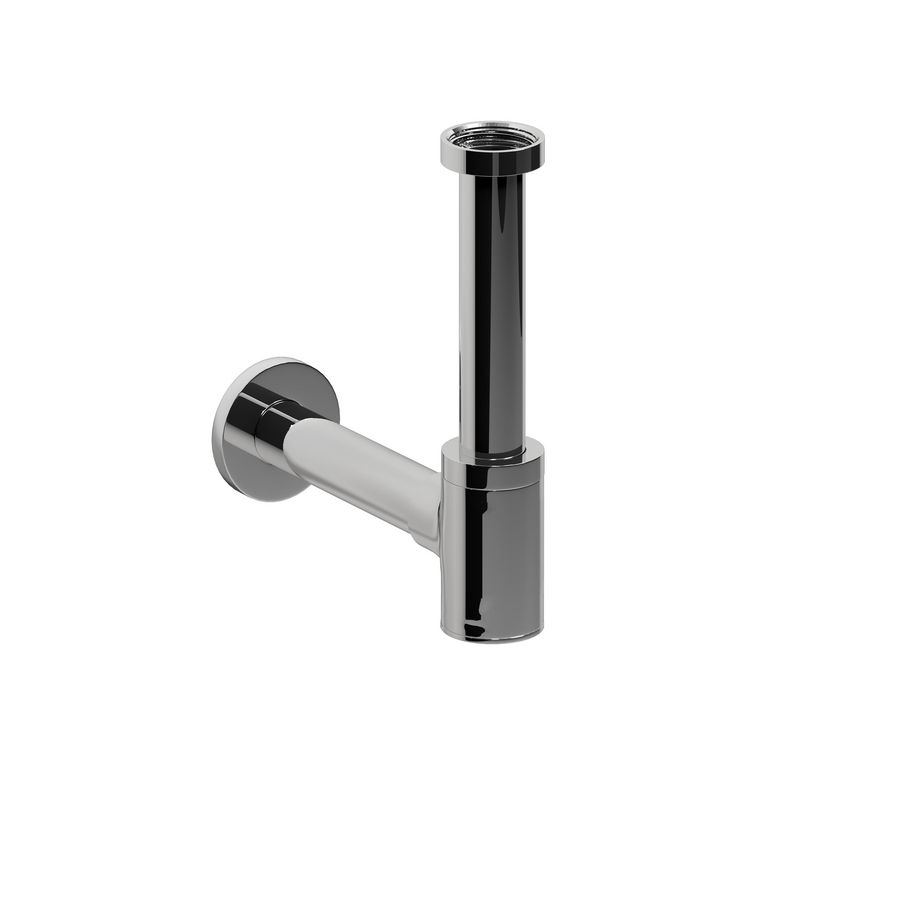 InBe Type 2 universele designsifon chroom korte body