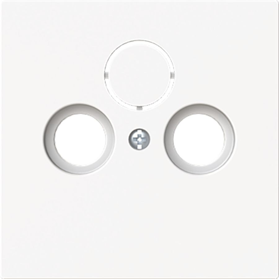 Centraalplaat antenne art-matwit (1743-44M)