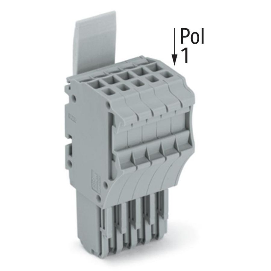 1-draads FE steker 1,5 mm² grijs 2020-105/124-000 VVE=50