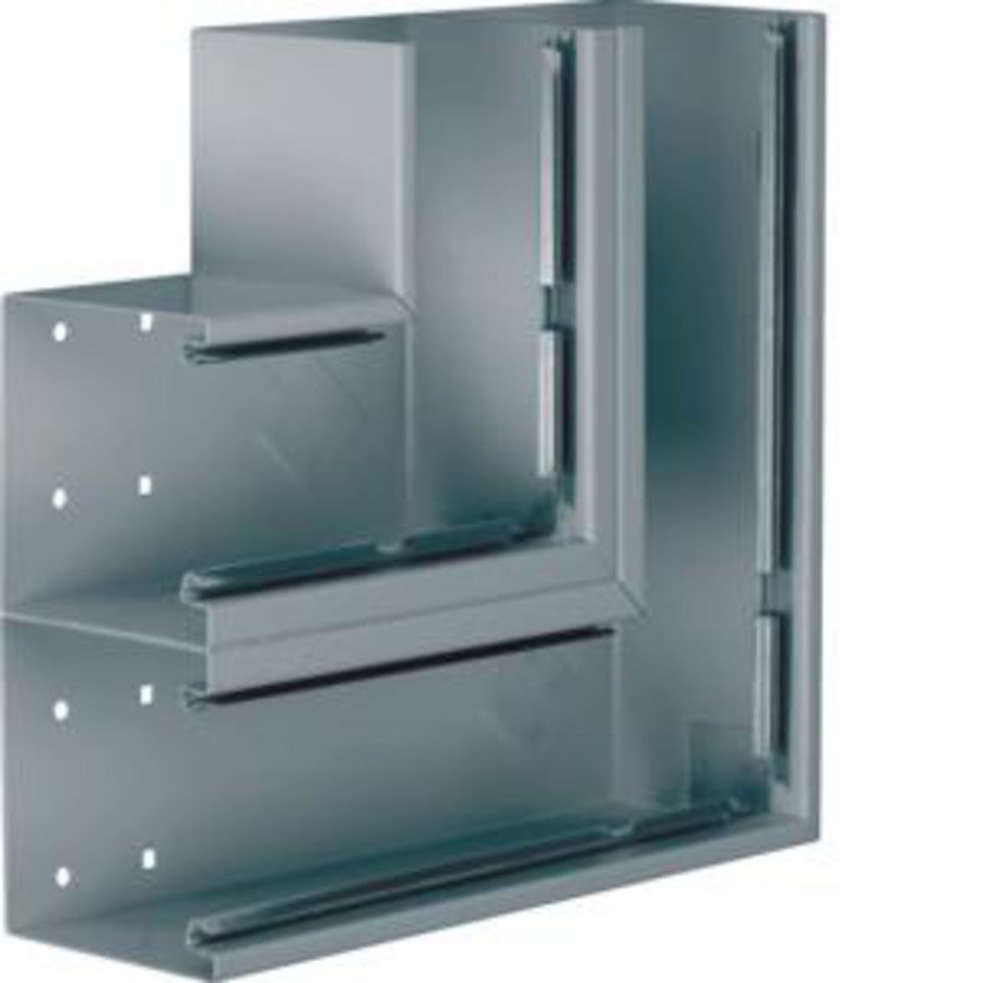 Vlakke hoek staal voor goot BRS 100x210mm dubbel verzinkt