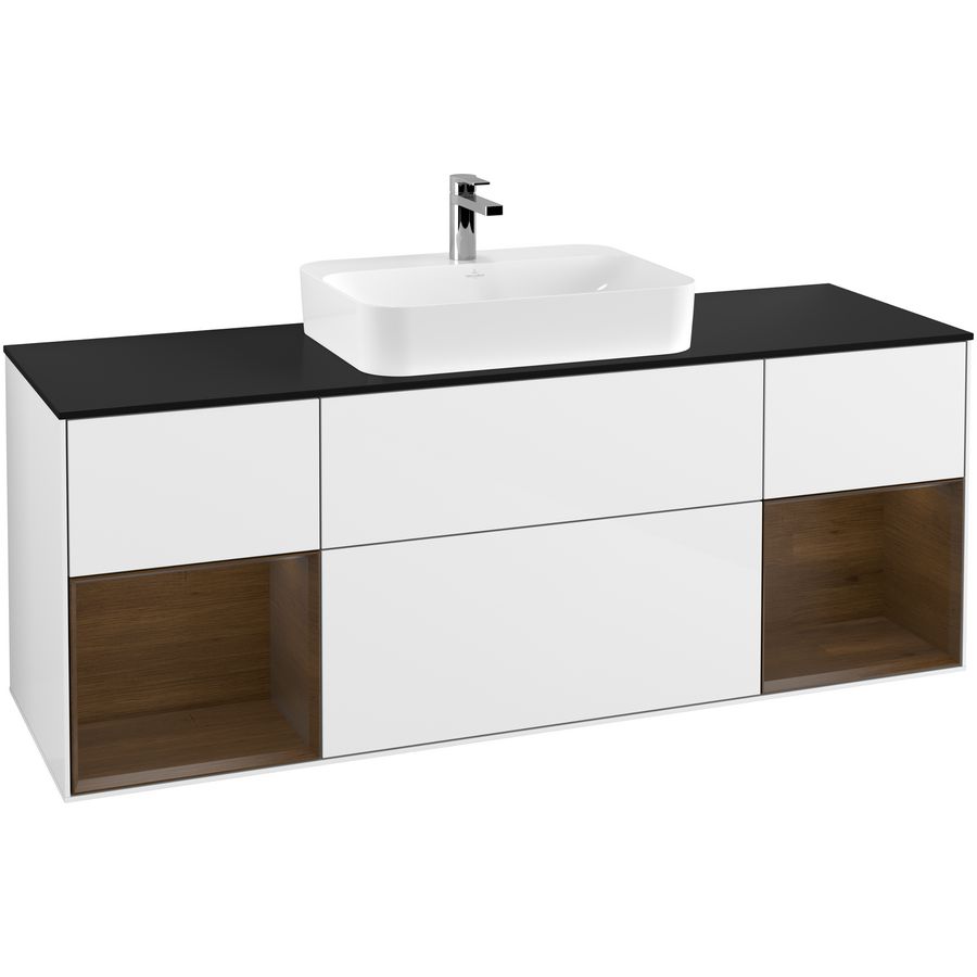 Wastafelonderkast Finion 1600x603x501mm G.White.L F452GNGF