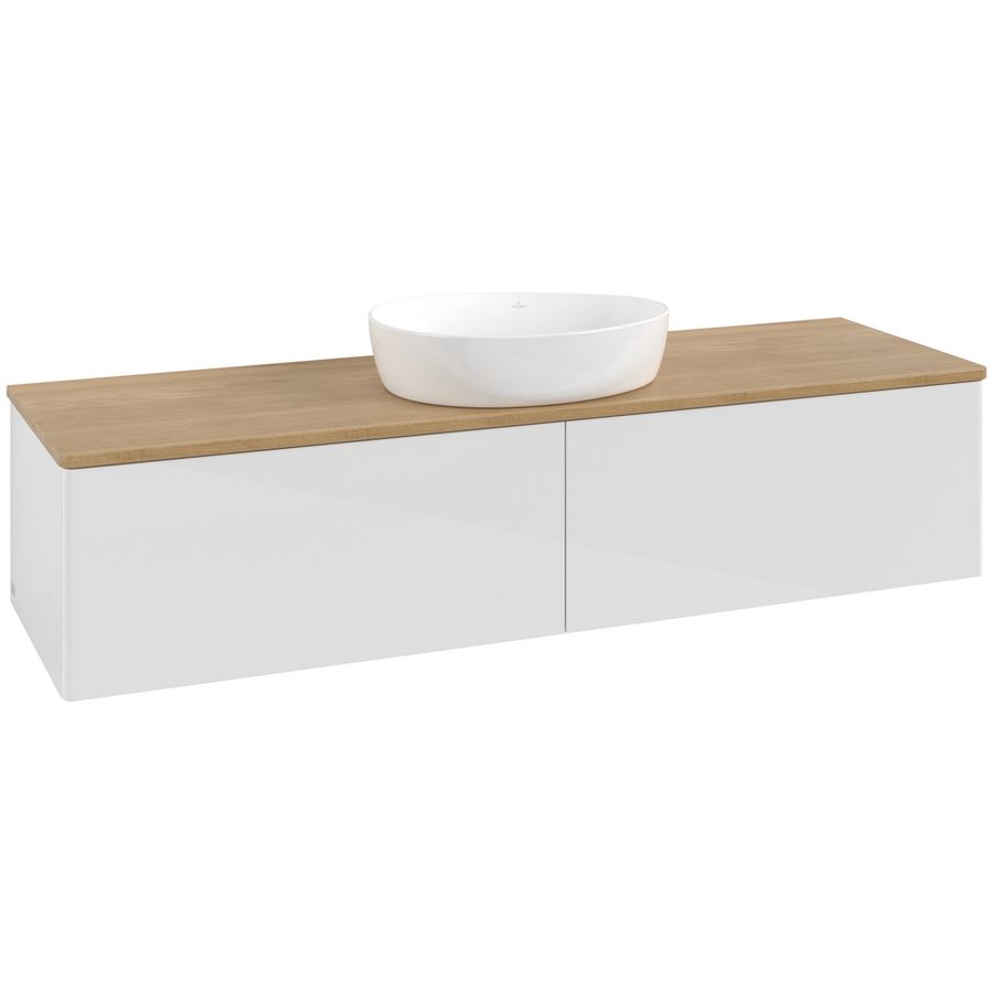 Wastafelonderkast Antao 1600x360x500mm G.White.L K36011GF