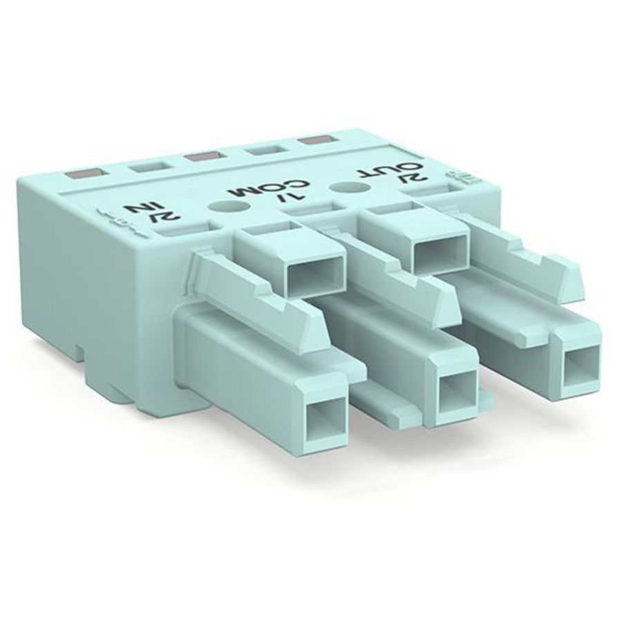 Female 3-polig Cod. B turquoise 770-1243/076-000 VVE=100