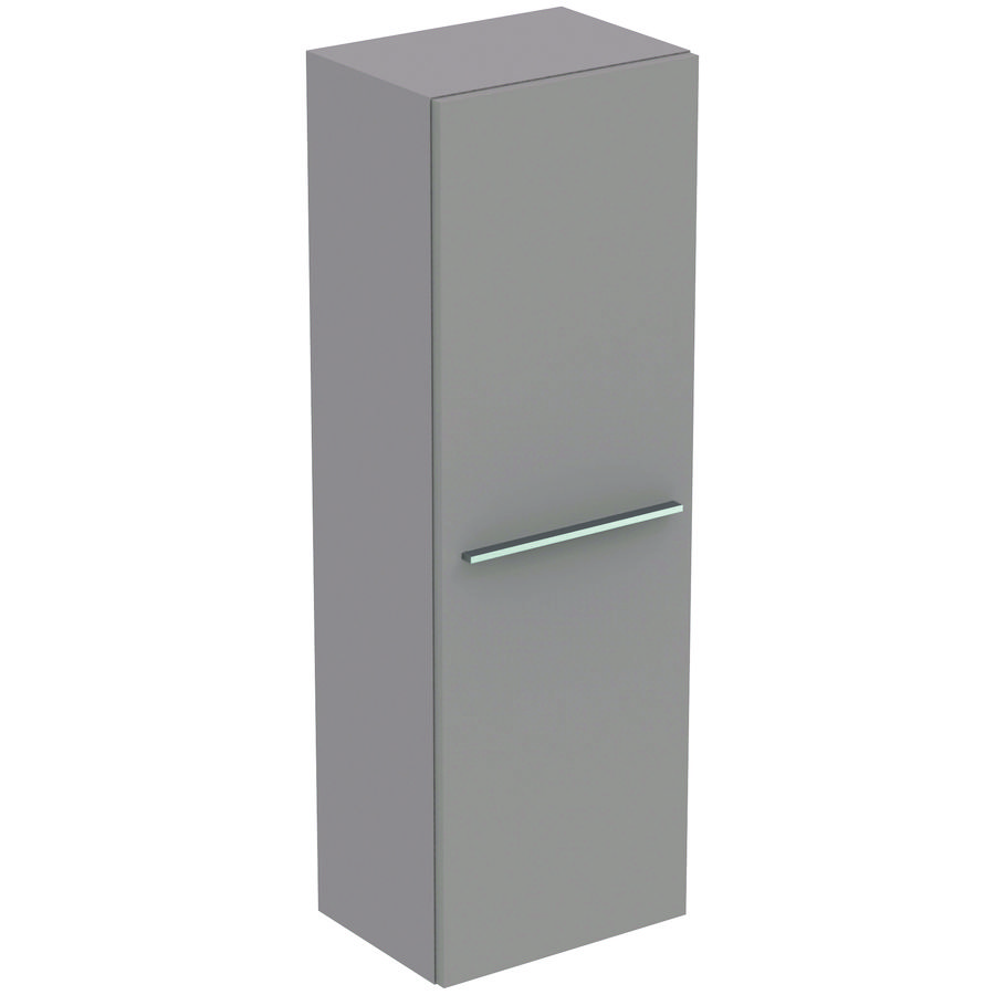Kolomkast halfhoog LIFE-A 120x40cm 2x deur mat lichtgrijs