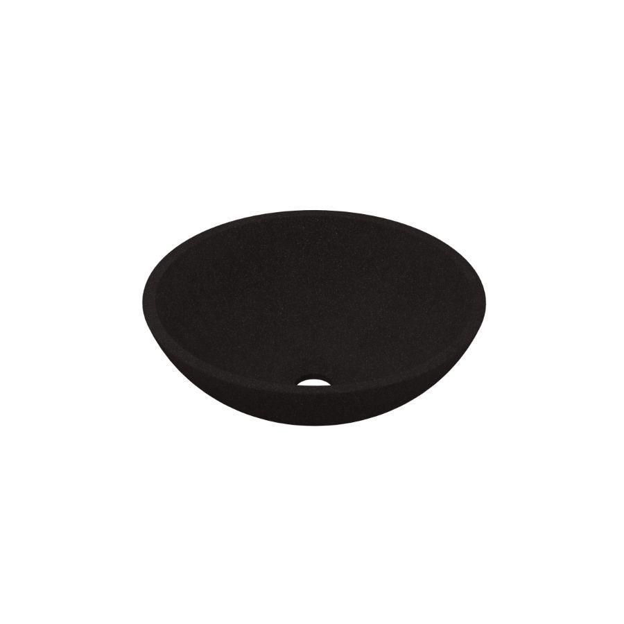 INK Jazz large Opbouw waskom Quartz zonder kraangat zwart 4