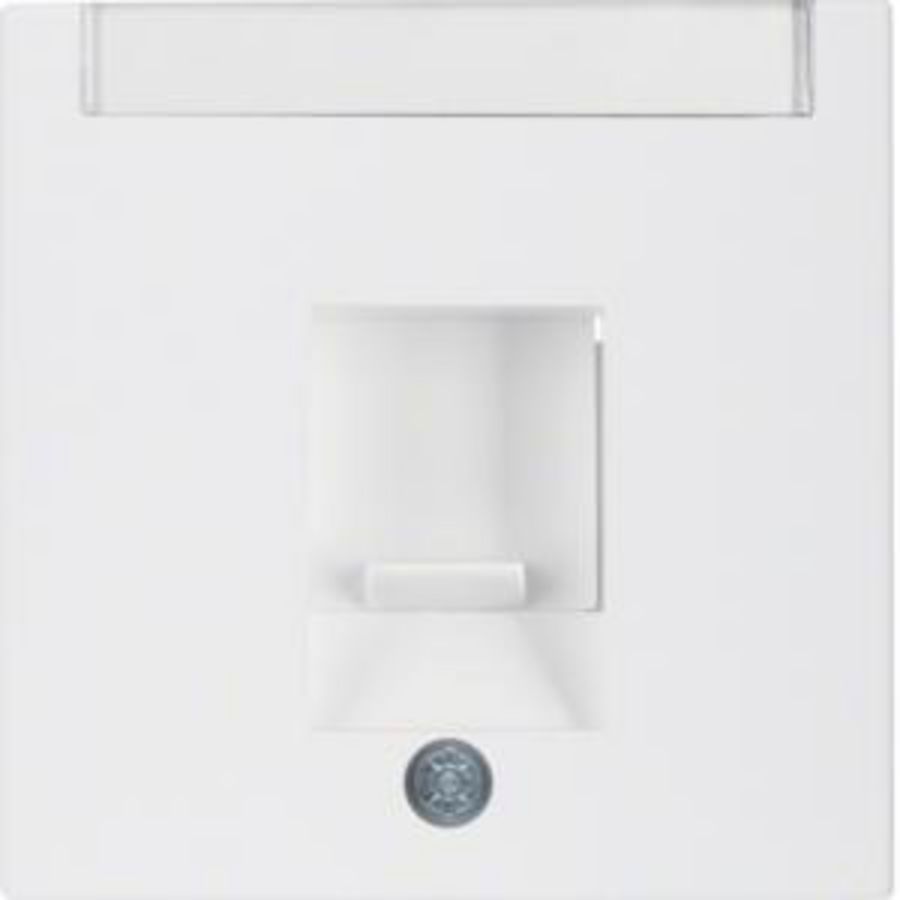 Centraaldoos RJ-datacontactd 1v berker S.1/B.3/B.7 polar wit mat