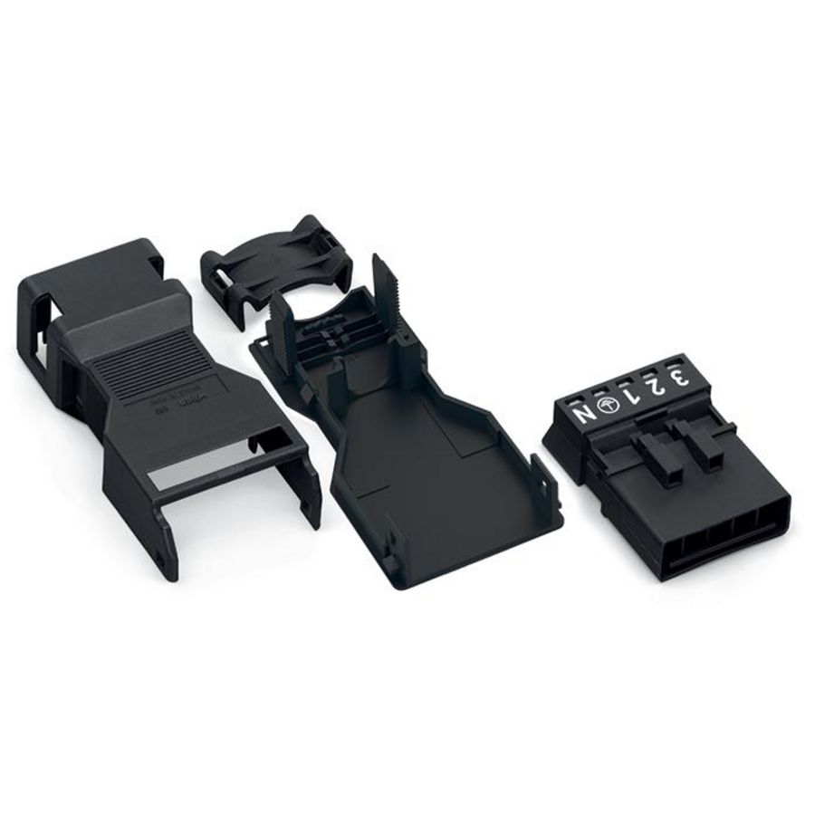 Male met trekontlastingsbeh. 5-polig 890-115 VVE=50