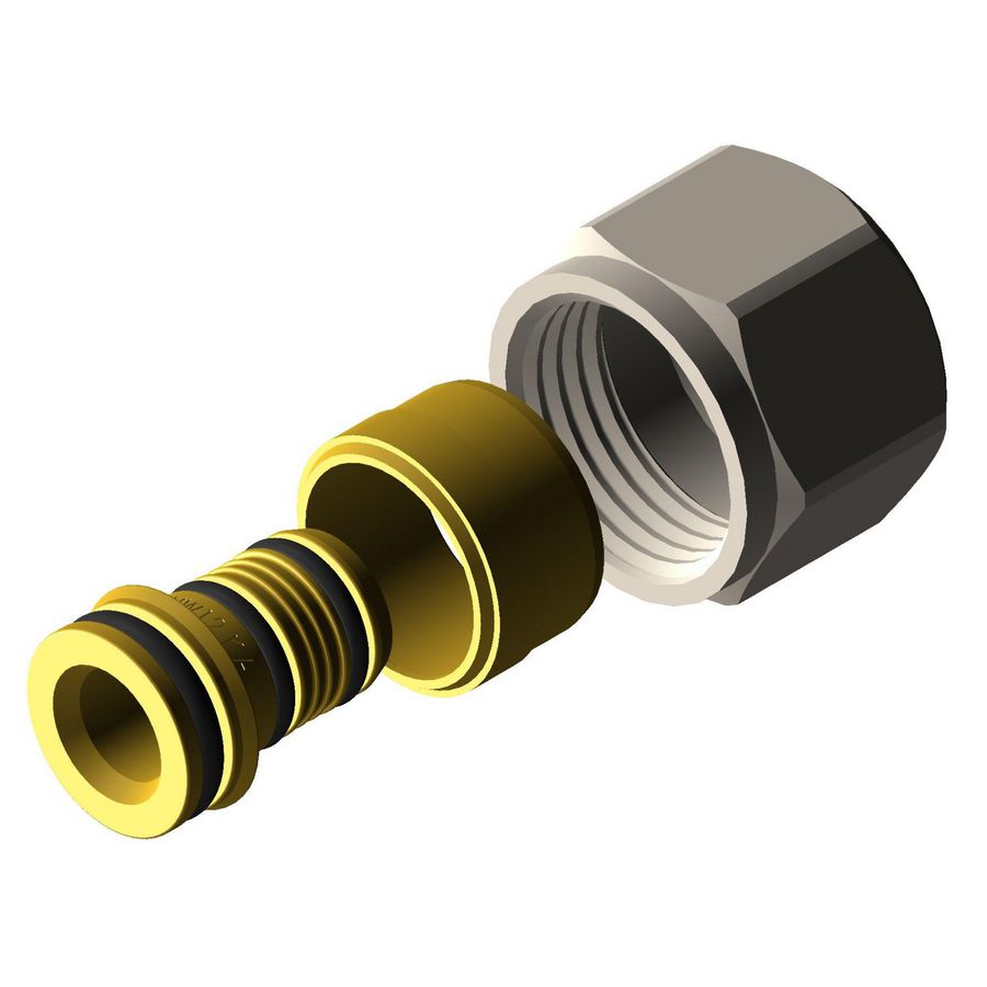 Knelset 15kn- cv buis 14x2KA(+W)