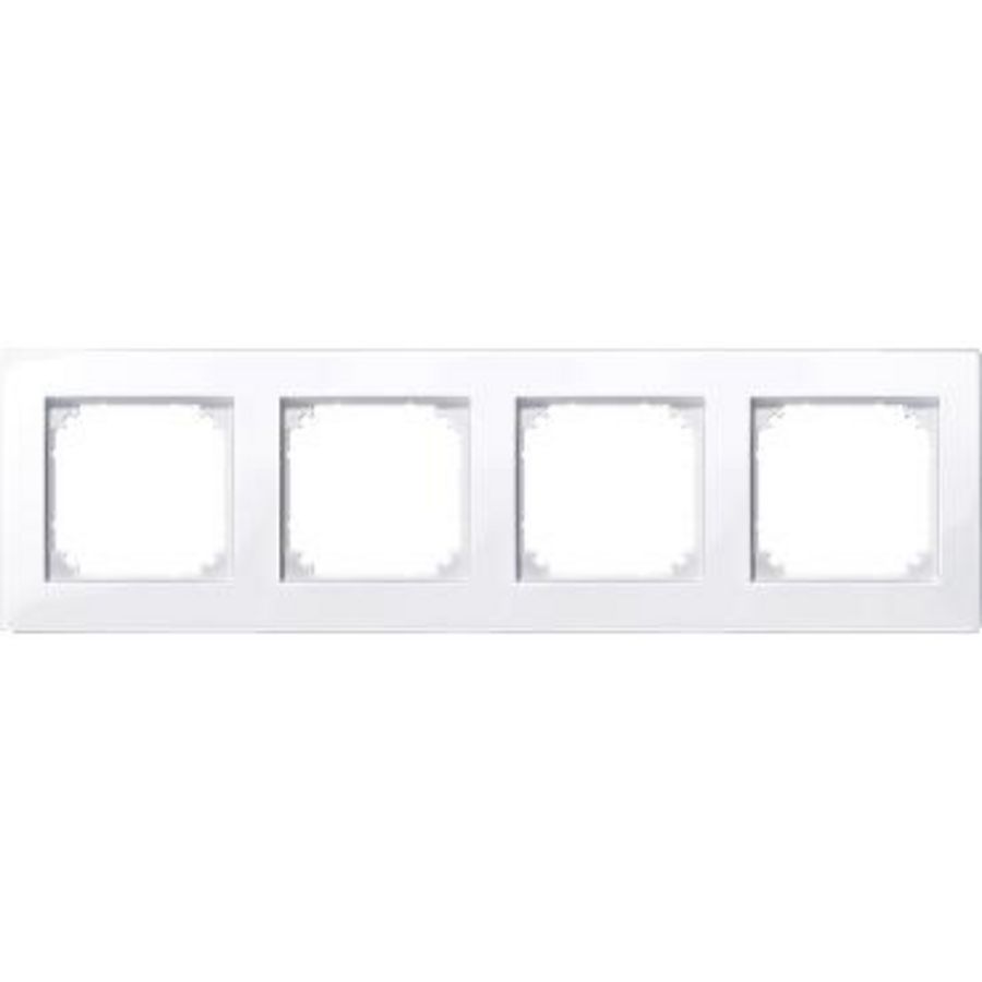 Afdekraam-M-Plan-Systeem M-4-voudig-Kunststof-Actief wit-G
