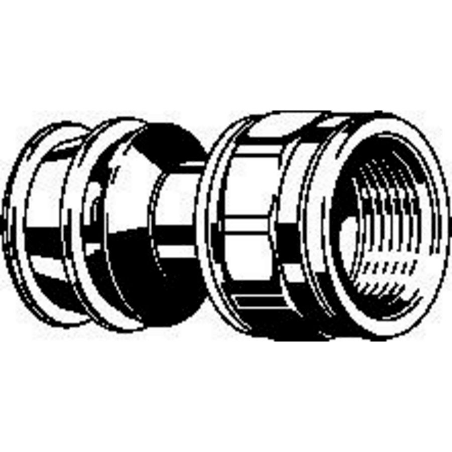 Schroefbus recht pers RAXOFIX 50X1.1/2"bn.dr. silicium brons 5312