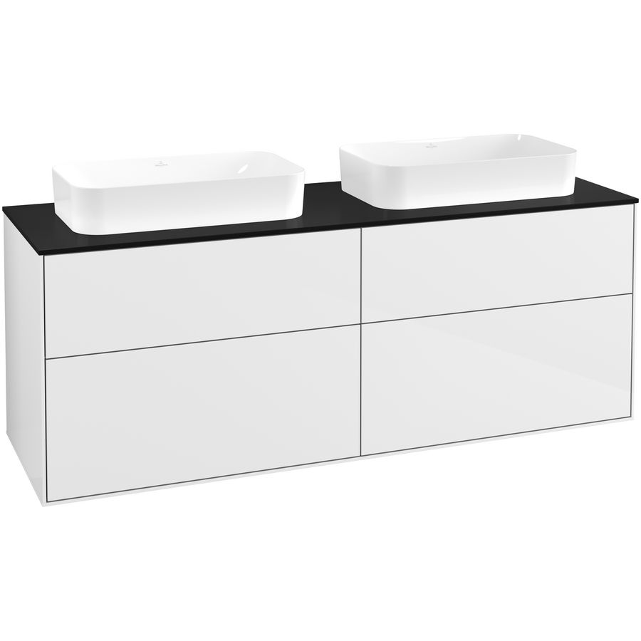 Wastafelonderkast Finion 1600x603x501mm G.White.L F72200GF