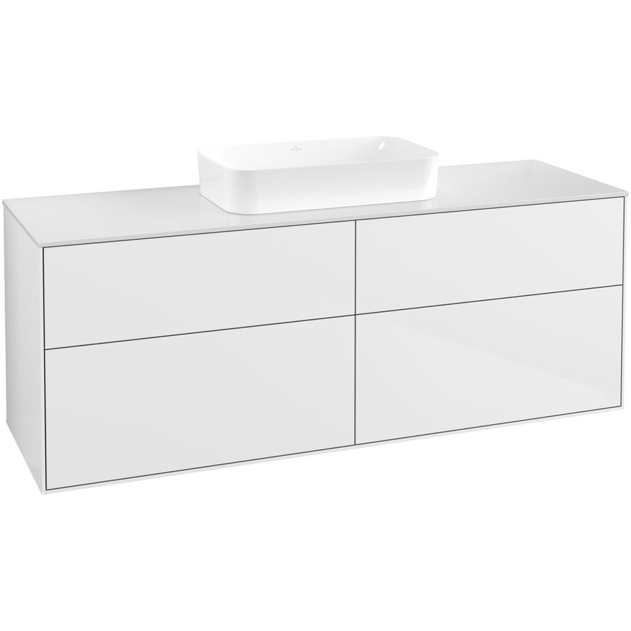 Wastafelonderkast Finion 1600x603x501mm G.White.L F73100GF