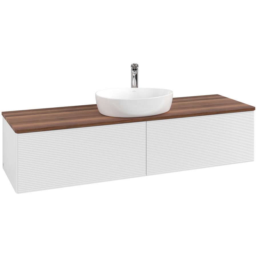 Wastafelonderkast Antao 1600x360x500mm G.White.L K36152GF