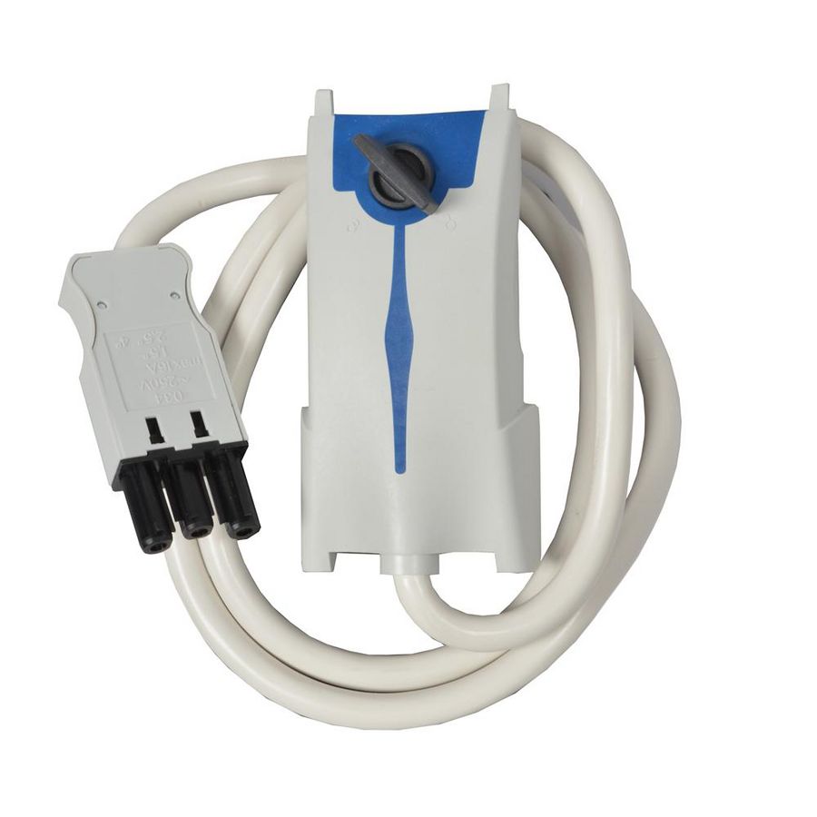 Plug 10A L3-N blauw kabellengte 1m. voorzien van fast connec