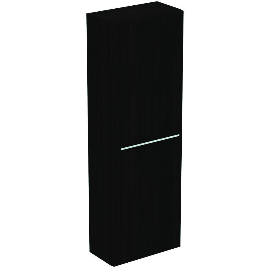 Kolomkast halfhoog LIFE-S 120x40cm 2x deur coffee donker eiken