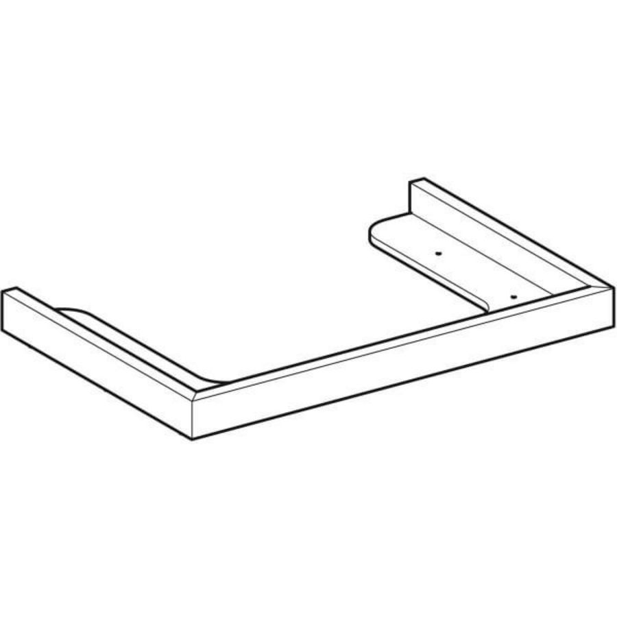 Citterio opzetplaat: Eiken beige, Breedte =75cm