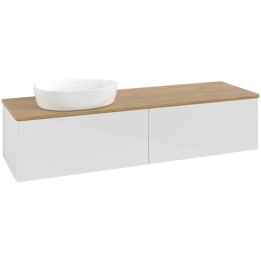 Wastafelonderkast Antao 1600x360x500mm G.White.L K37011GF