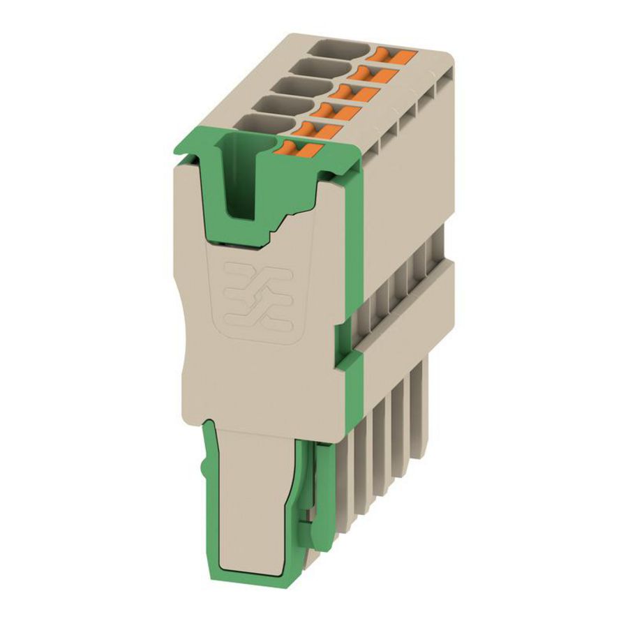 Plug beige groen 2.5mm² 24A 800 Vr o 2712770000 VVE=25
