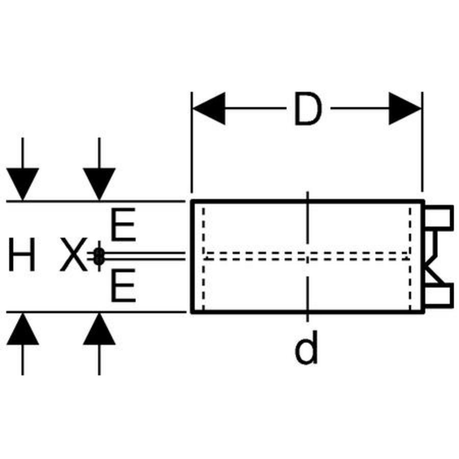 Polyethyleen (PE) elektromof / thermomof 125mm