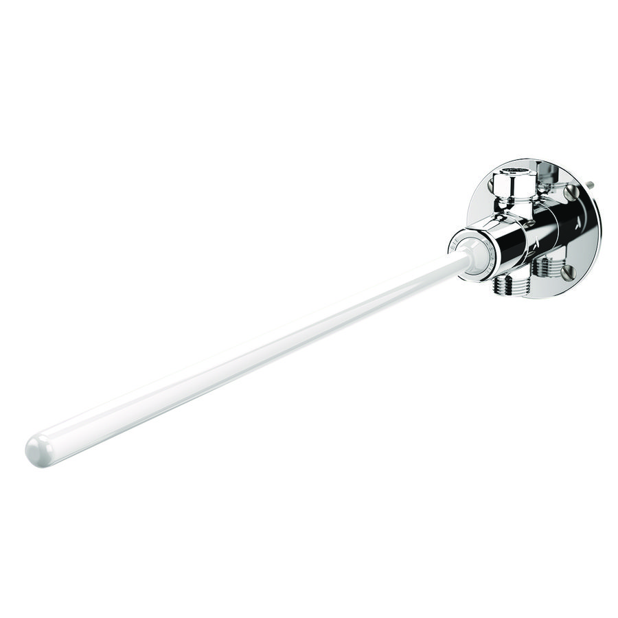 Afsluiter rechtmm1/2" moer hendel L.350 7 sec