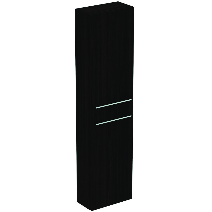 Kolomkast hoog LIFE-S 160x40cm 2x deur coffee donker eiken