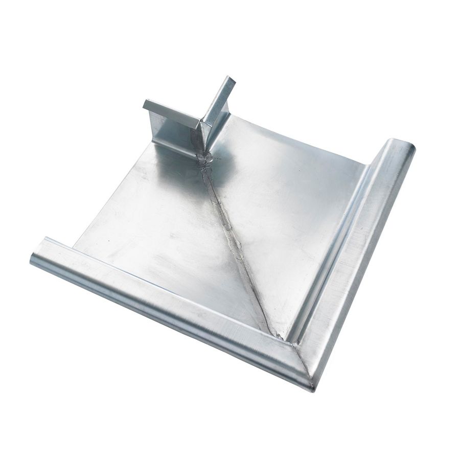 Zinken HWA buitenhoekstuk 300x300x0,8mm B55