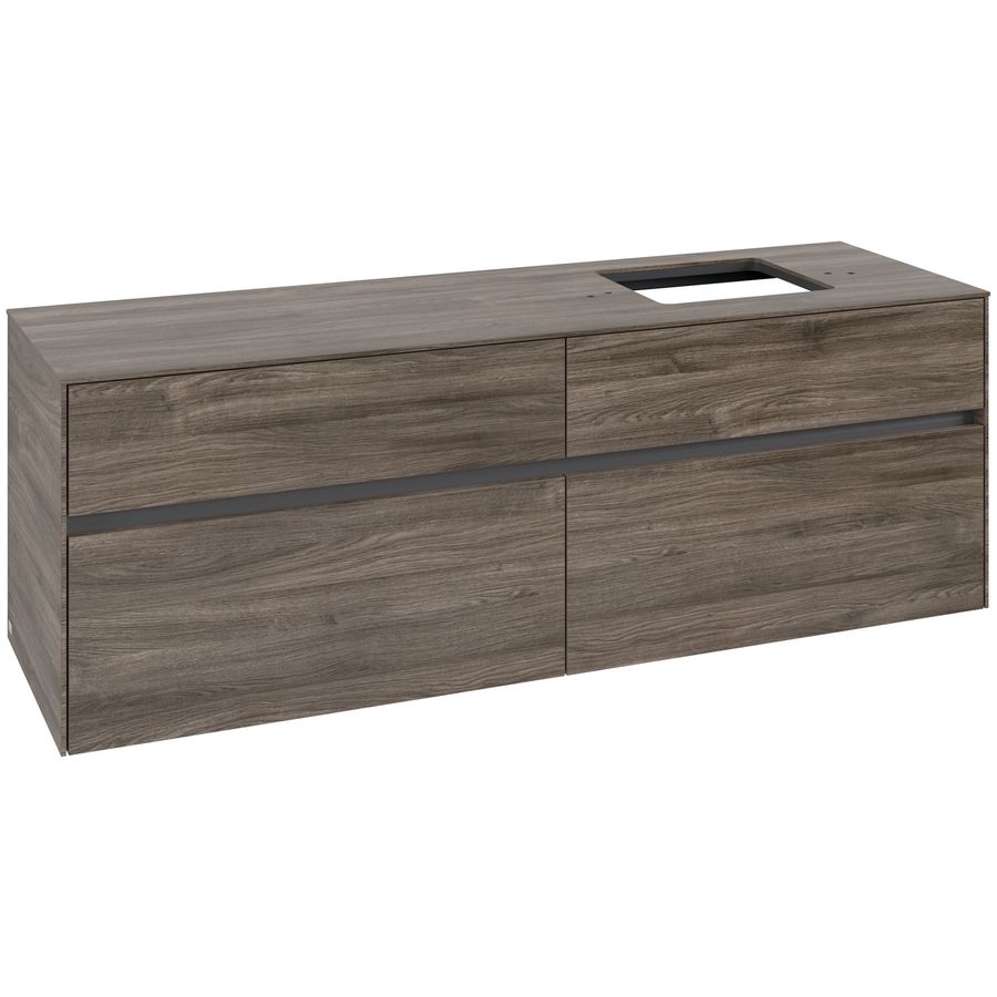 Wastafelonderkast Collaro 1600x548x500mm Sto.Oak C13600RK