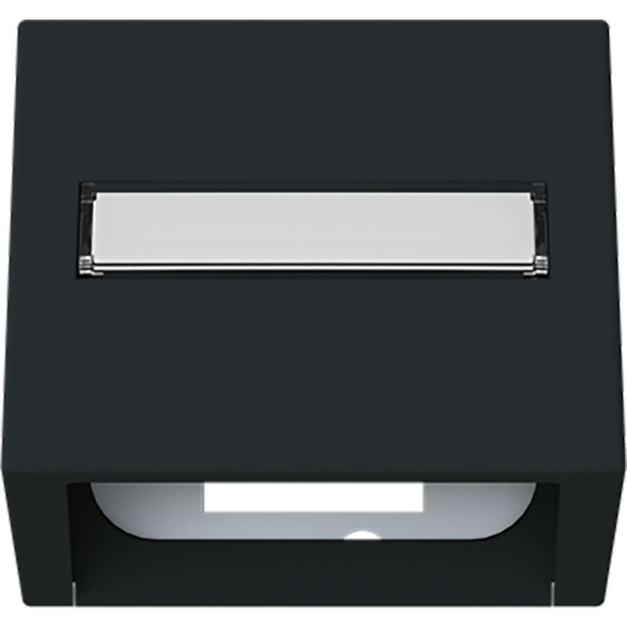 Centraalplaat verticale data-aansluiting art-matzwart (1758-45M)