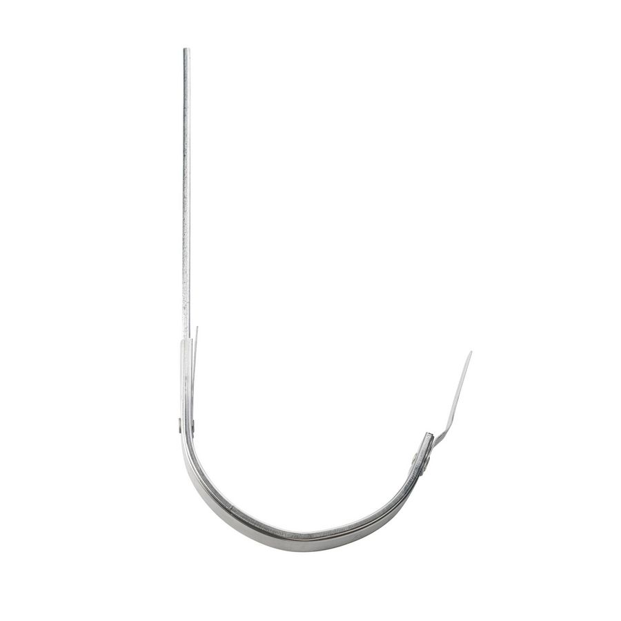 Mastgootbeugel M400 ommanteld gegalv./zink recht klang/klang 30x5mm
