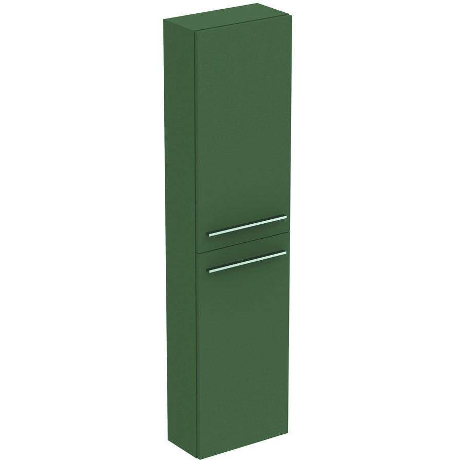 Kolomkast hoog LIFE-S 160x40cm 2x deur mat quartz grijs