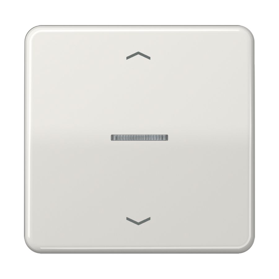 Stuurafdekking CD 1voudig lichtgrijs pijl HOME