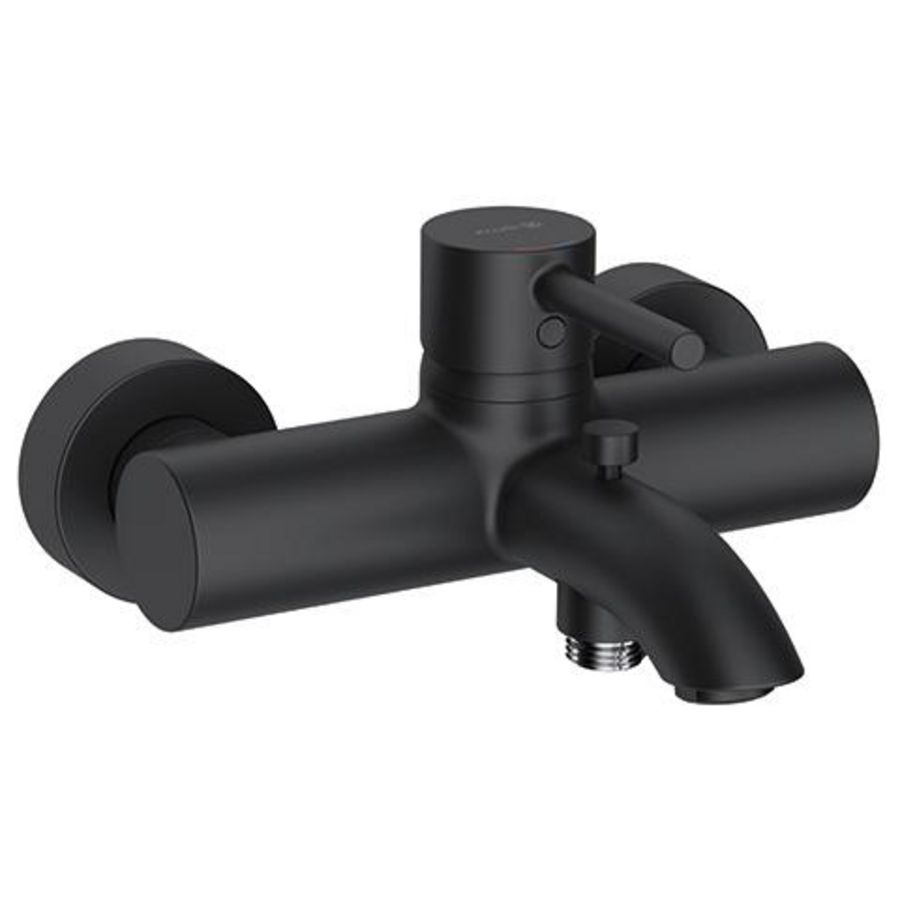 Bozz opbouwbadmengkraan mat zwart