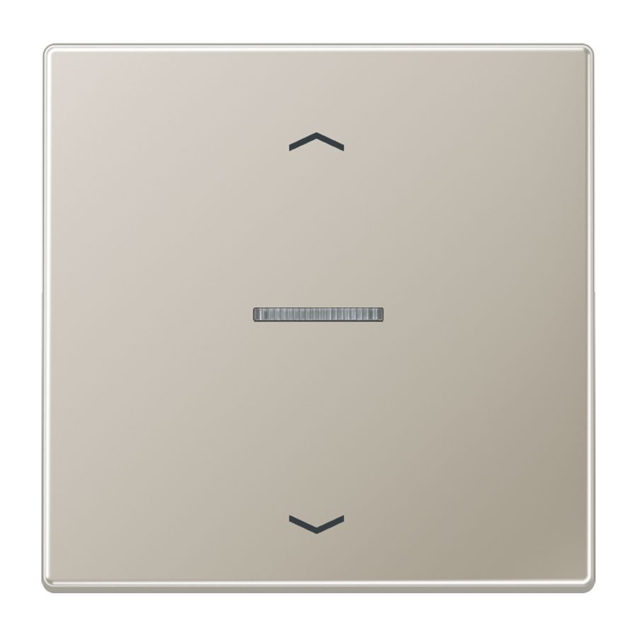 Stuurafdekking LS 1voudig edelstaal pijl HOME