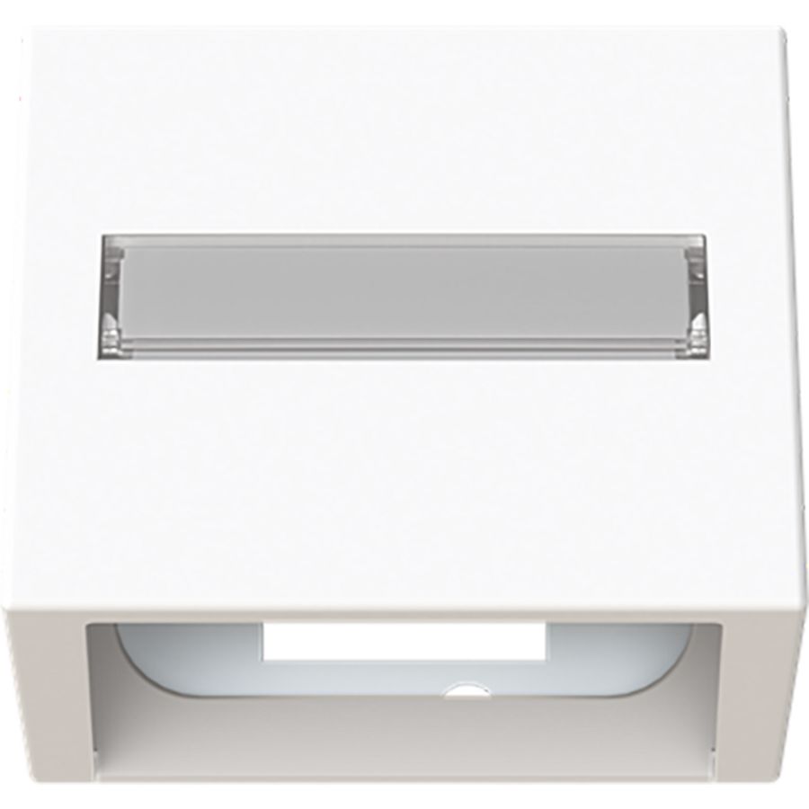 Centraalplaat verticale data-aansluiting art-matwit (1758-44M)