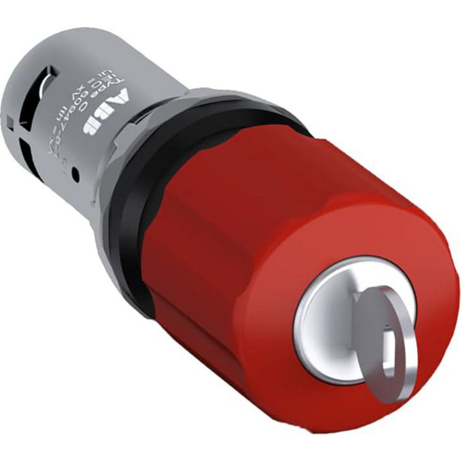 Compact noodstop knop 30mm sleutel ontgrendeling Code 71 Ro