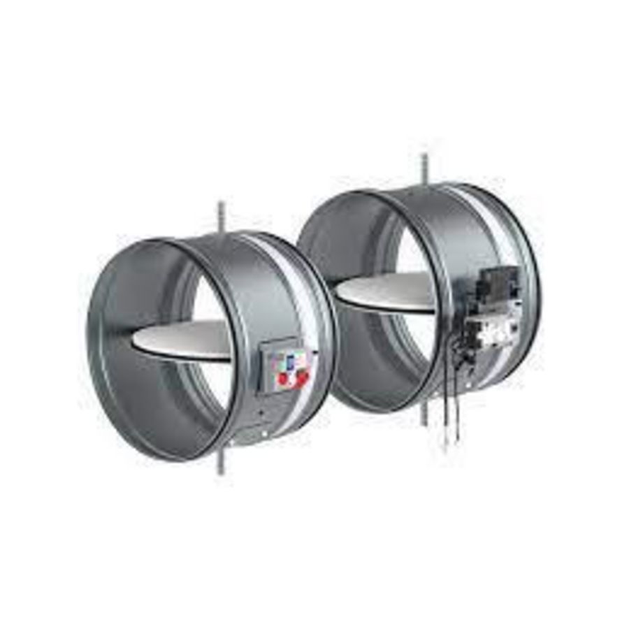 Brandklep 125mm FDR-3G-125-H2 handbediening met microschakelaar