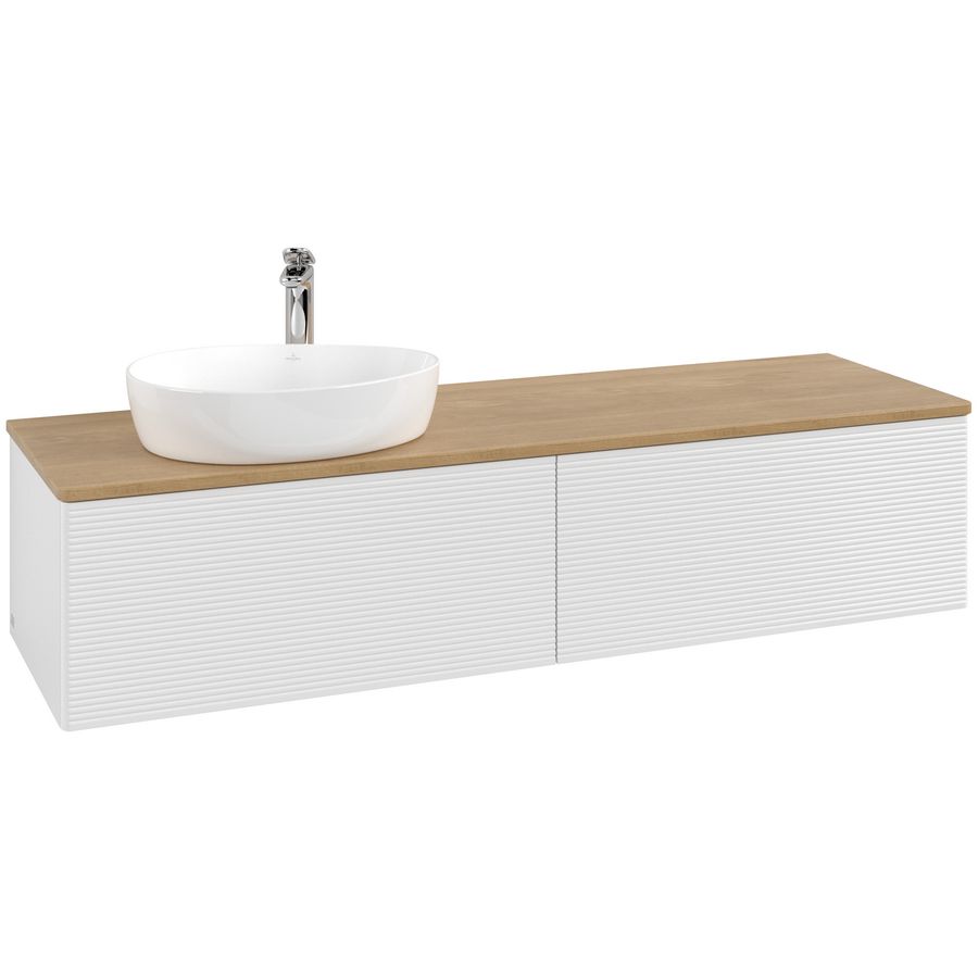 Wastafelonderkast Antao 1600x360x500mm G.White.L K37151GF