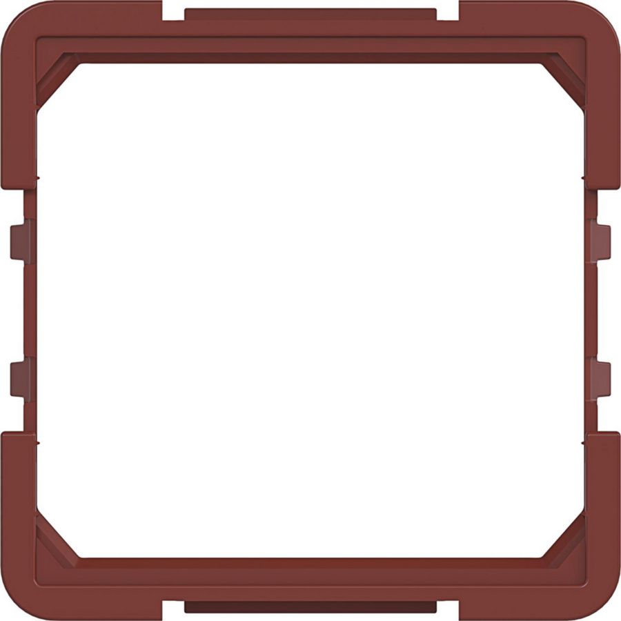 Tussenring voor centraalplaat 45 x 45 mm A.x/C.x, carmin, halfglanzend