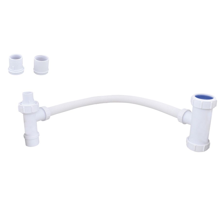 Boileraansluitset PP wit Ventadrip 40x40mm klem excl. inlaatcombinatie McAlpine
