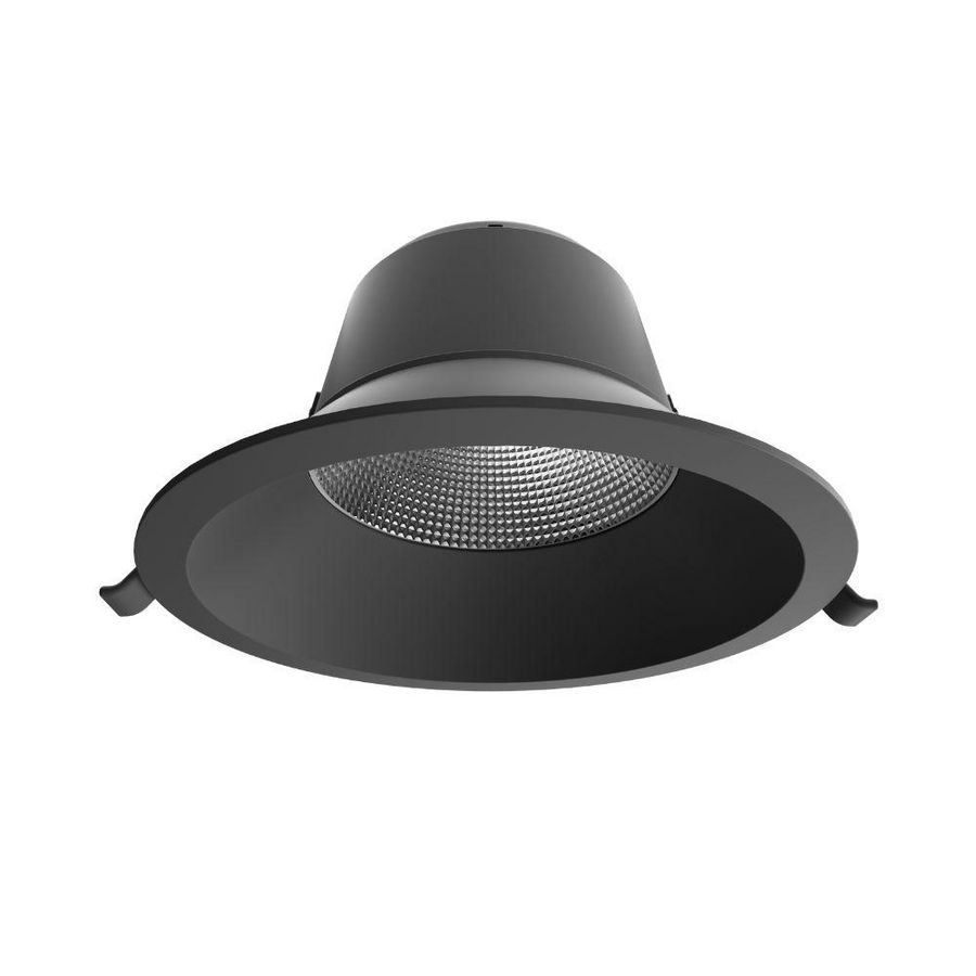 Refl downlight eco Ø192mm zwart 5-CCT 360mA zonder voedi
