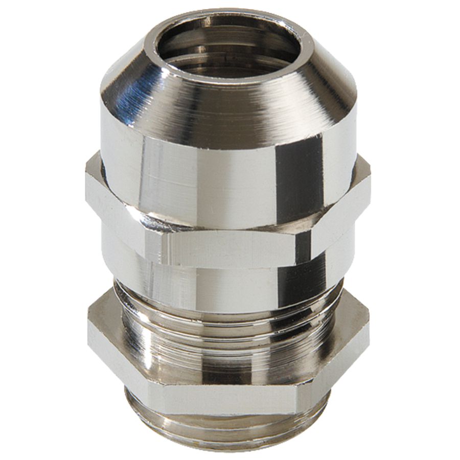 Kabelwartel messing vernikkeld M12x1,5 3-7mm VVE=50