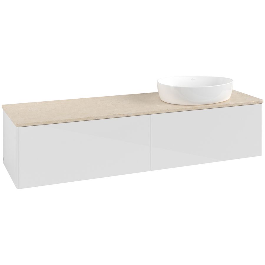 Wastafelonderkast Antao 1600x360x500mm G.White.L K38013GF