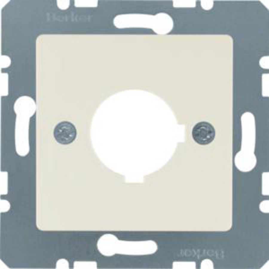 Centraalplaat meld- en regeltoestel diam 225mm wit glanzend