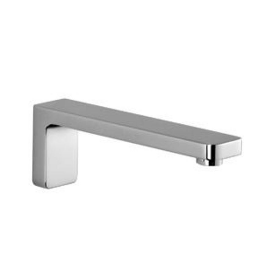 LULU Baduitloop voor wandmontage chroom