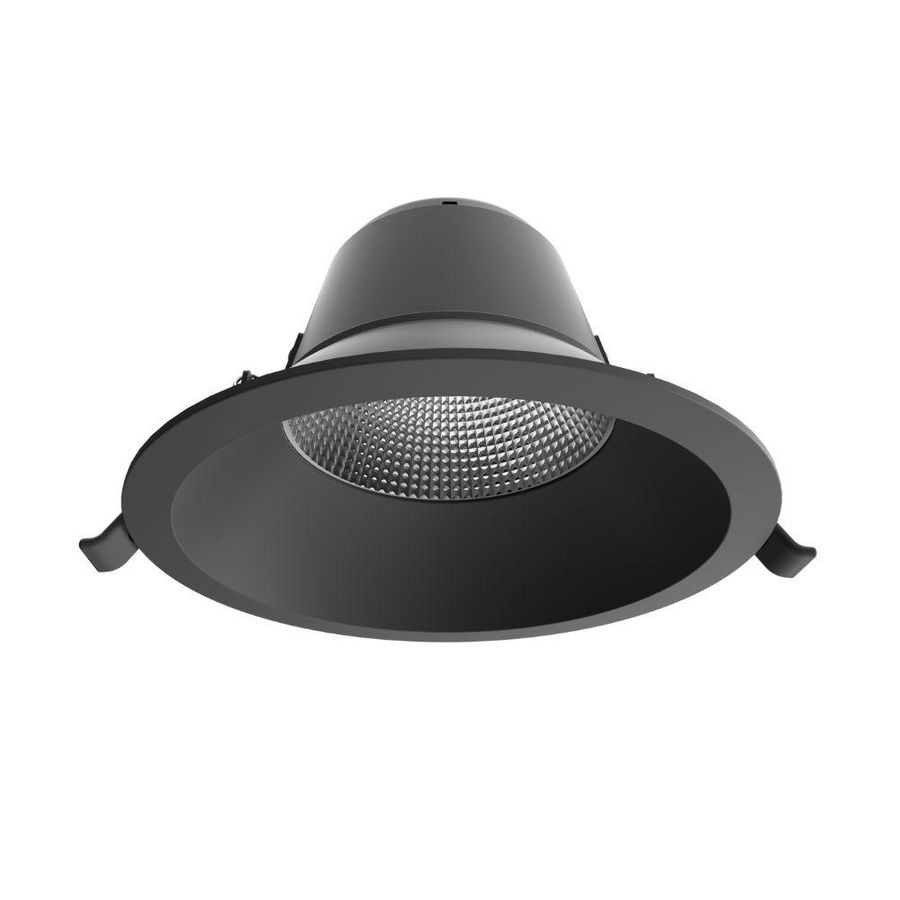 Refl downlight eco Ø167mm zwart 5-CCT 360mA zonder voedi