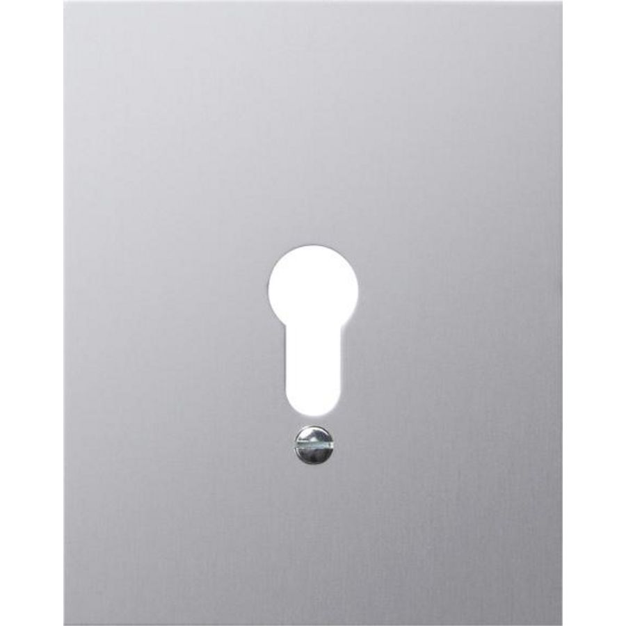Metalen afdekking zonder symboolen spatwaterdicht opbouw aluminium