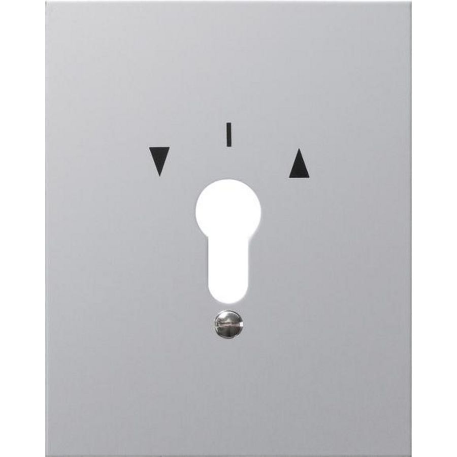 Metalen afdekking + symboolen spatwaterdicht opbouw aluminium
