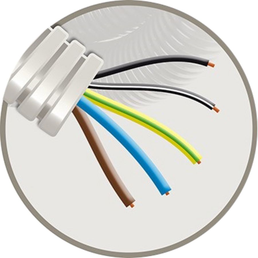 Rol a 100m. Buis snelflex 20mm HO7V-U 3G2,5+ZW2x1,5