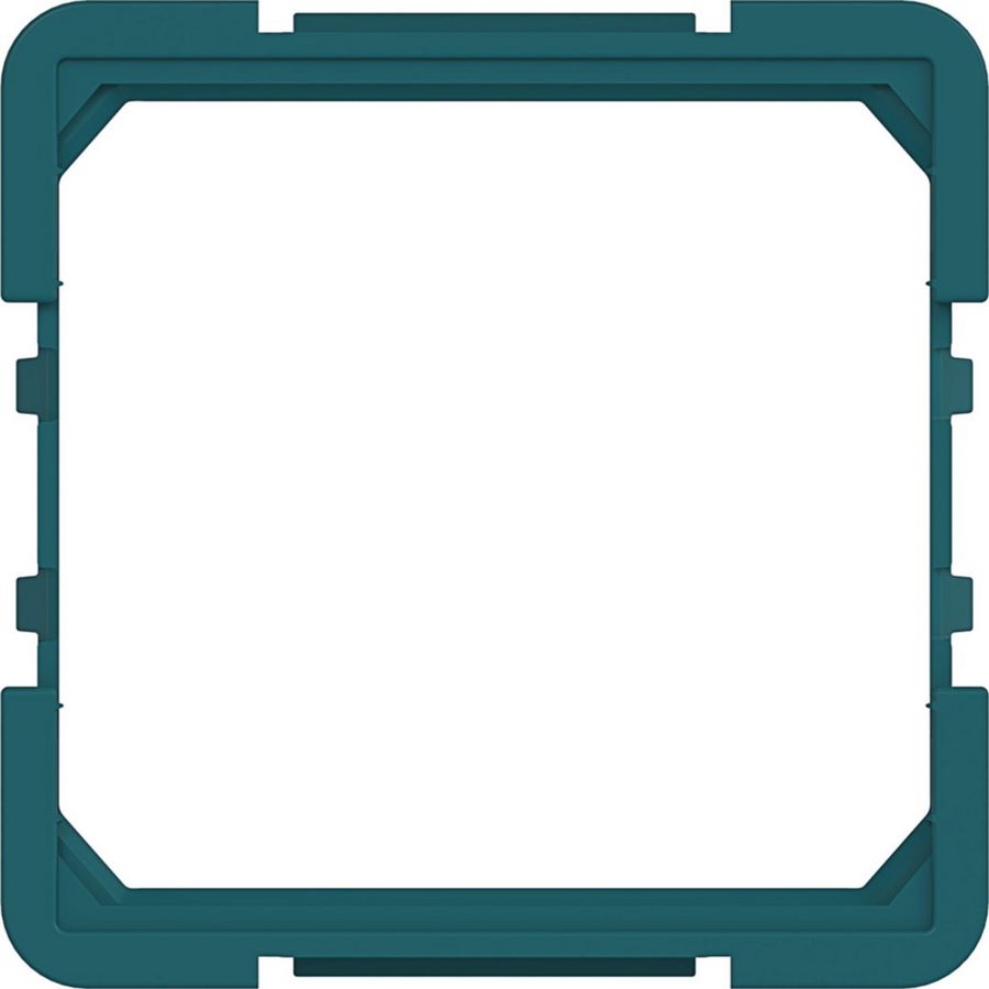 Tussenring voor centraalplaat 45 x 45 mm A.x/C.x, azure, mat