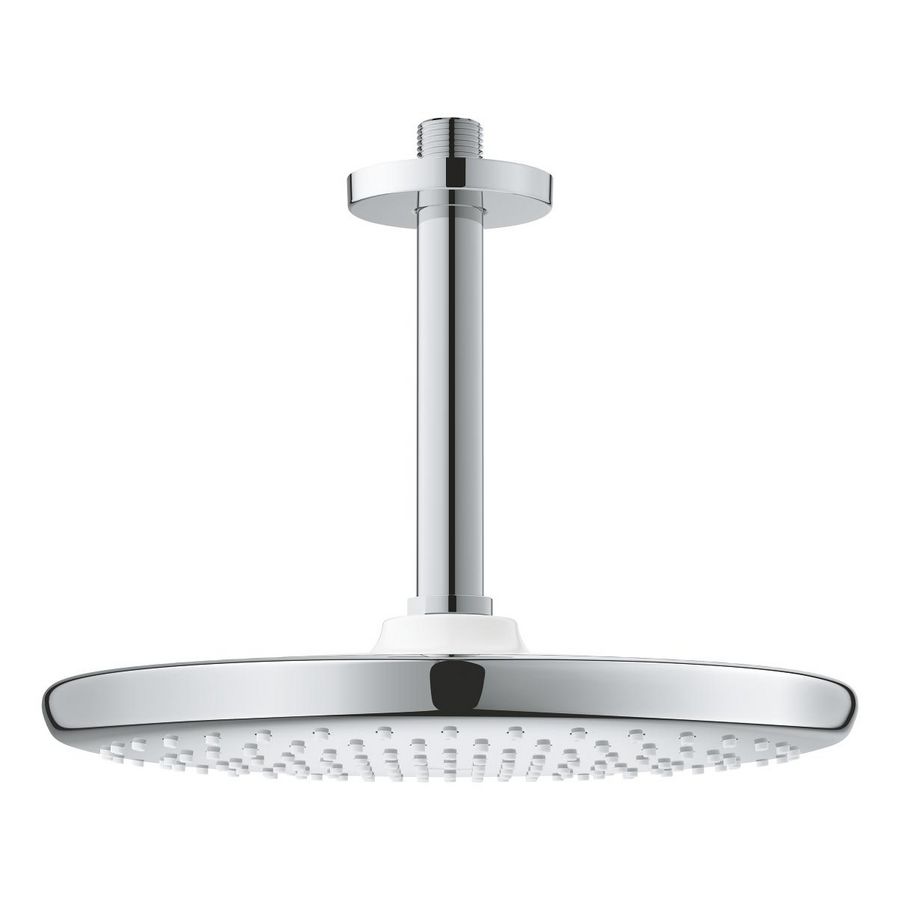 Tempesta 250 hoofddoucheset rond 142mm 1 straalsoort 9,5l/min. wit/chroom (prof)